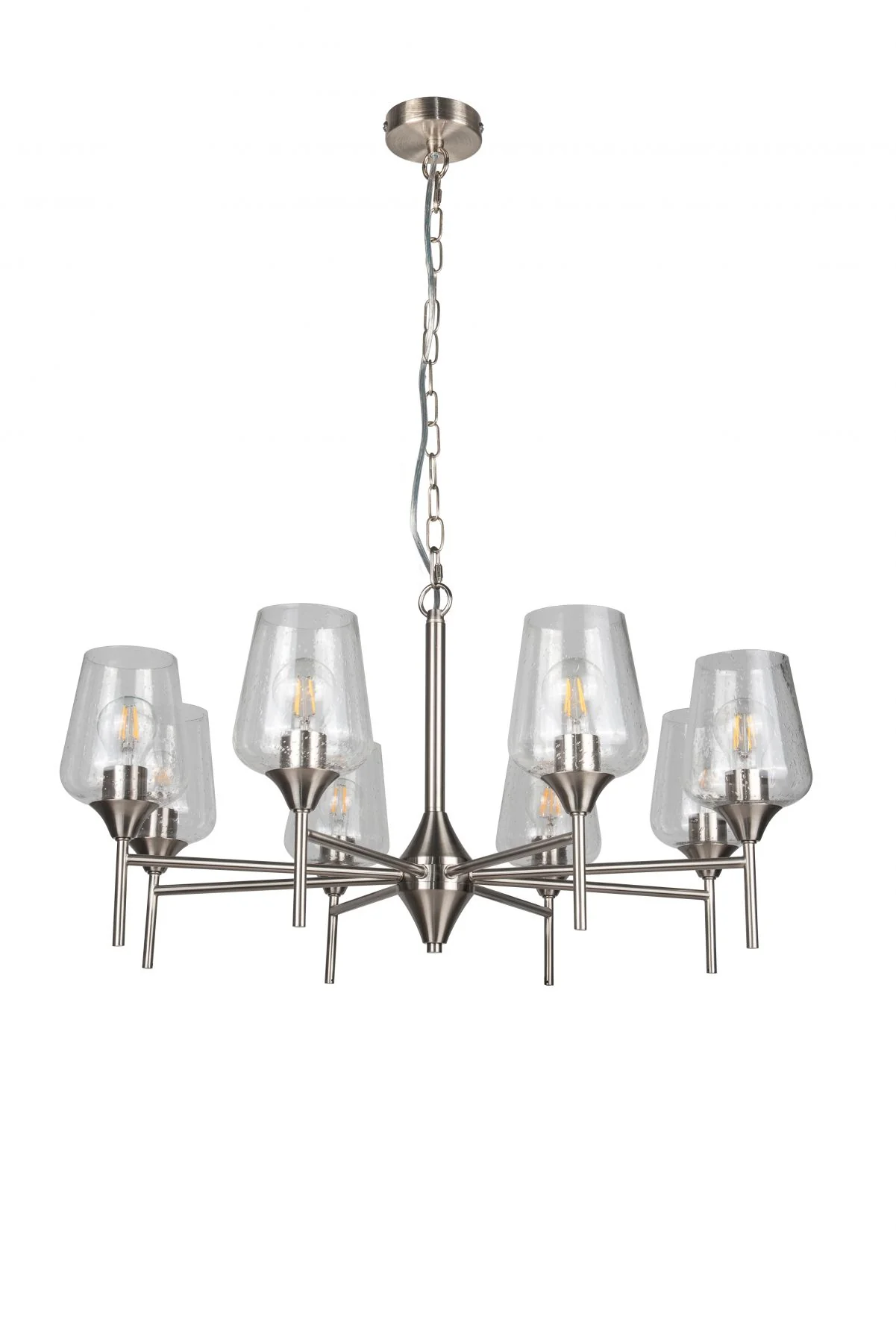 Vino 3Lt/ 5Lt/ 8Lt Ceiling Light- Antique Brass/ Satin Chrome/ Polished Chrome Finishes - Image 7