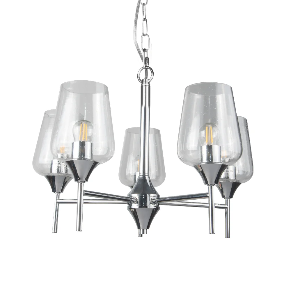 Vino 3Lt/ 5Lt/ 8Lt Ceiling Light- Antique Brass/ Satin Chrome/ Polished Chrome Finishes - Image 9
