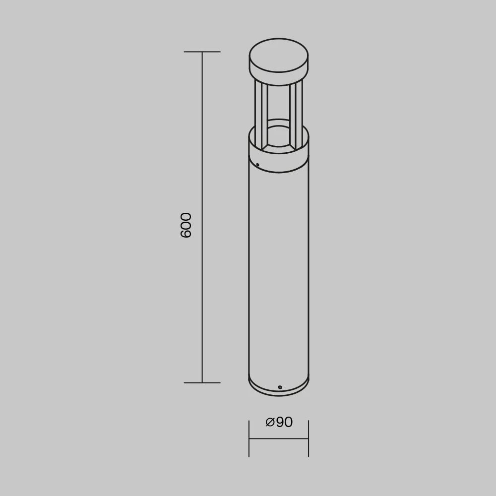 Vint LED Bollard Light 3000K IP65 - Image 3