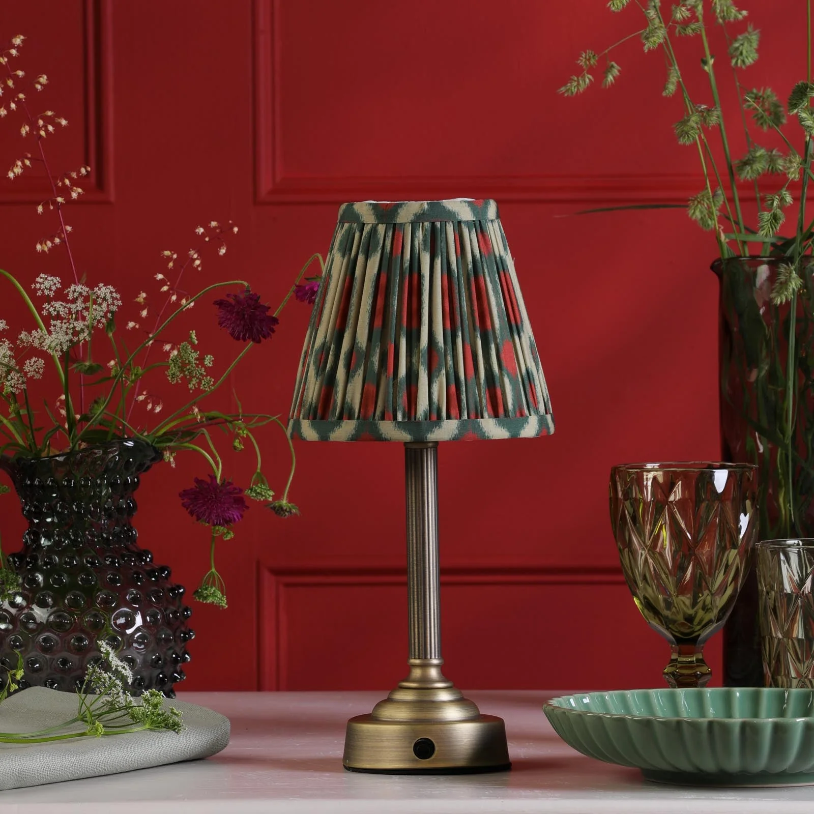 Virgil Rechargeable Table Lamp In Various Finishes Integrated Led - Image 12
