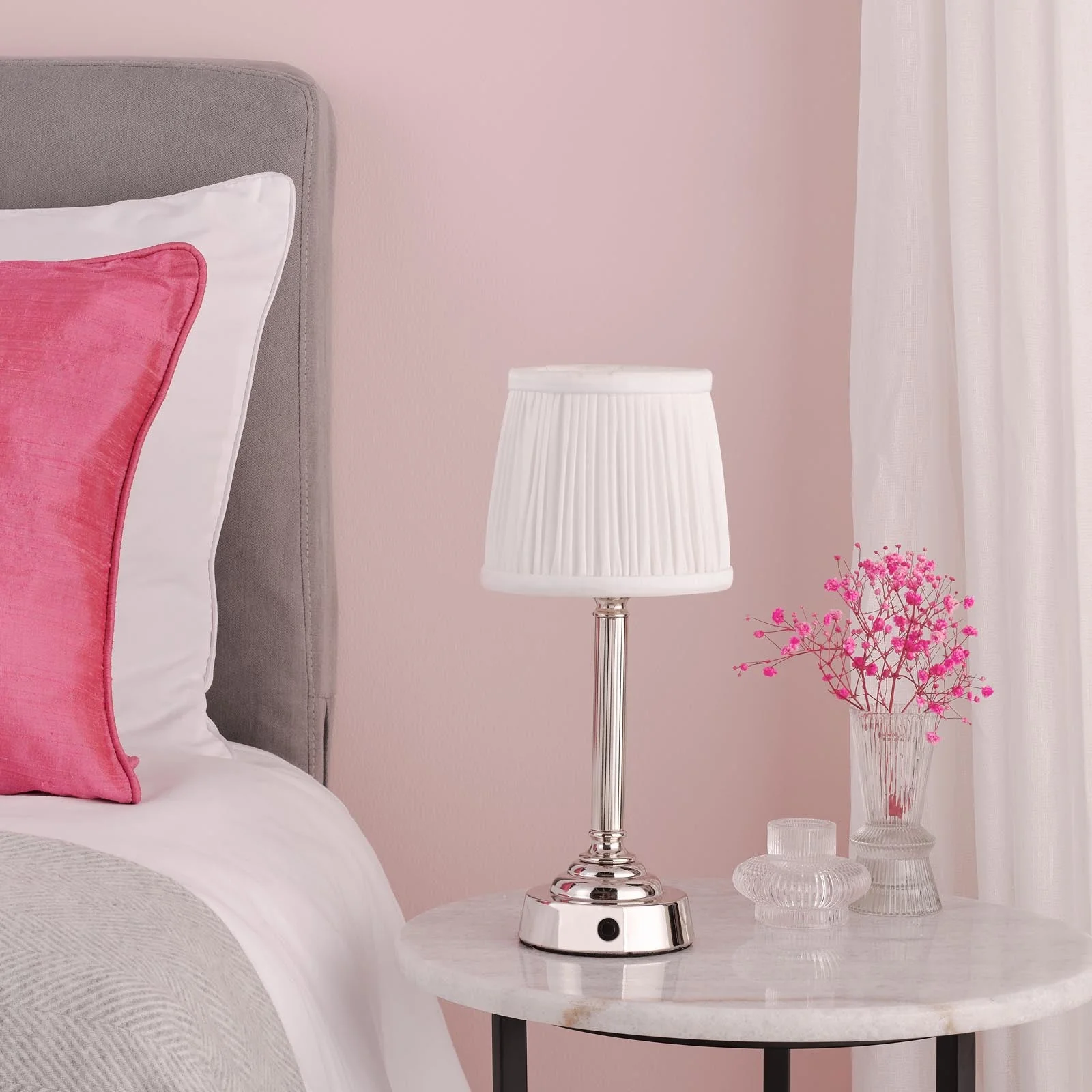 Virgil Rechargeable Table Lamp In Various Finishes Integrated Led - Image 19