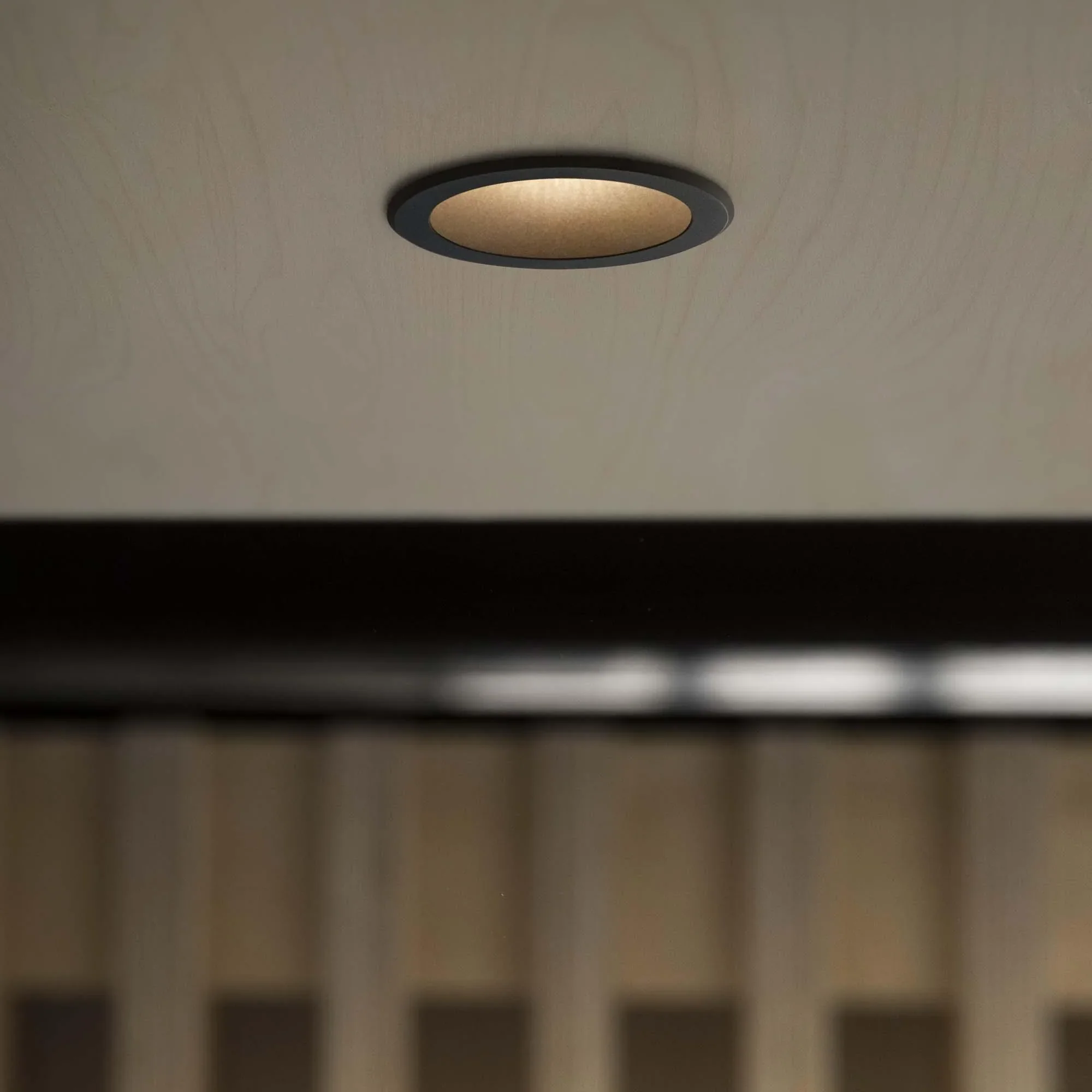 Virus Recessed Ceiling Light- Black/ White Finish - Image 4