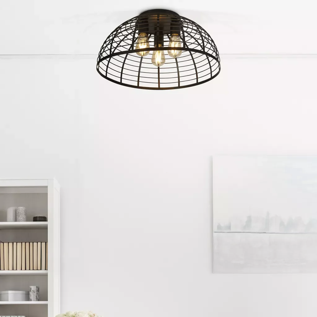 Vision Cage 3Lt Flush - Matt Black Metal - Image 4