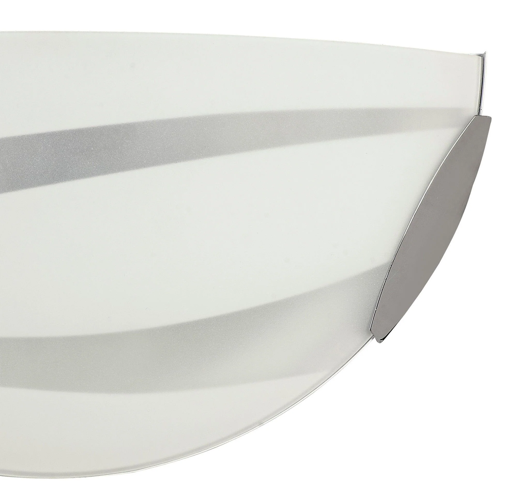 Vittoria Wall Lamp, 1 x 12W LED, 3000K, 780lm, Polished Chrome/White, 3yrs Warranty - Image 2