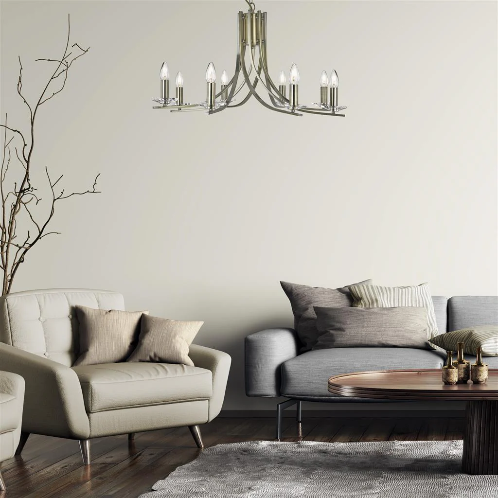 Vulcan 5/8Lt Multi-Arm Pendant -  Various Finishes - Image 11