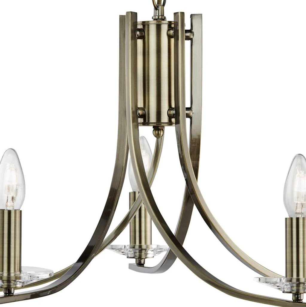 Vulcan 5/8Lt Multi-Arm Pendant -  Various Finishes - Image 4