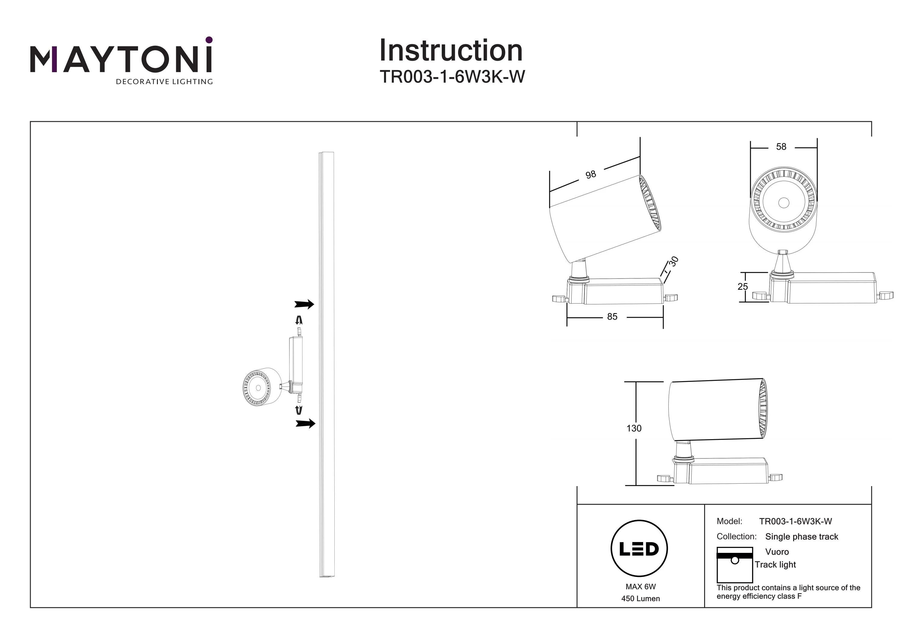 Vuoro Unity Track Lighting -Integrated LED - Image 142