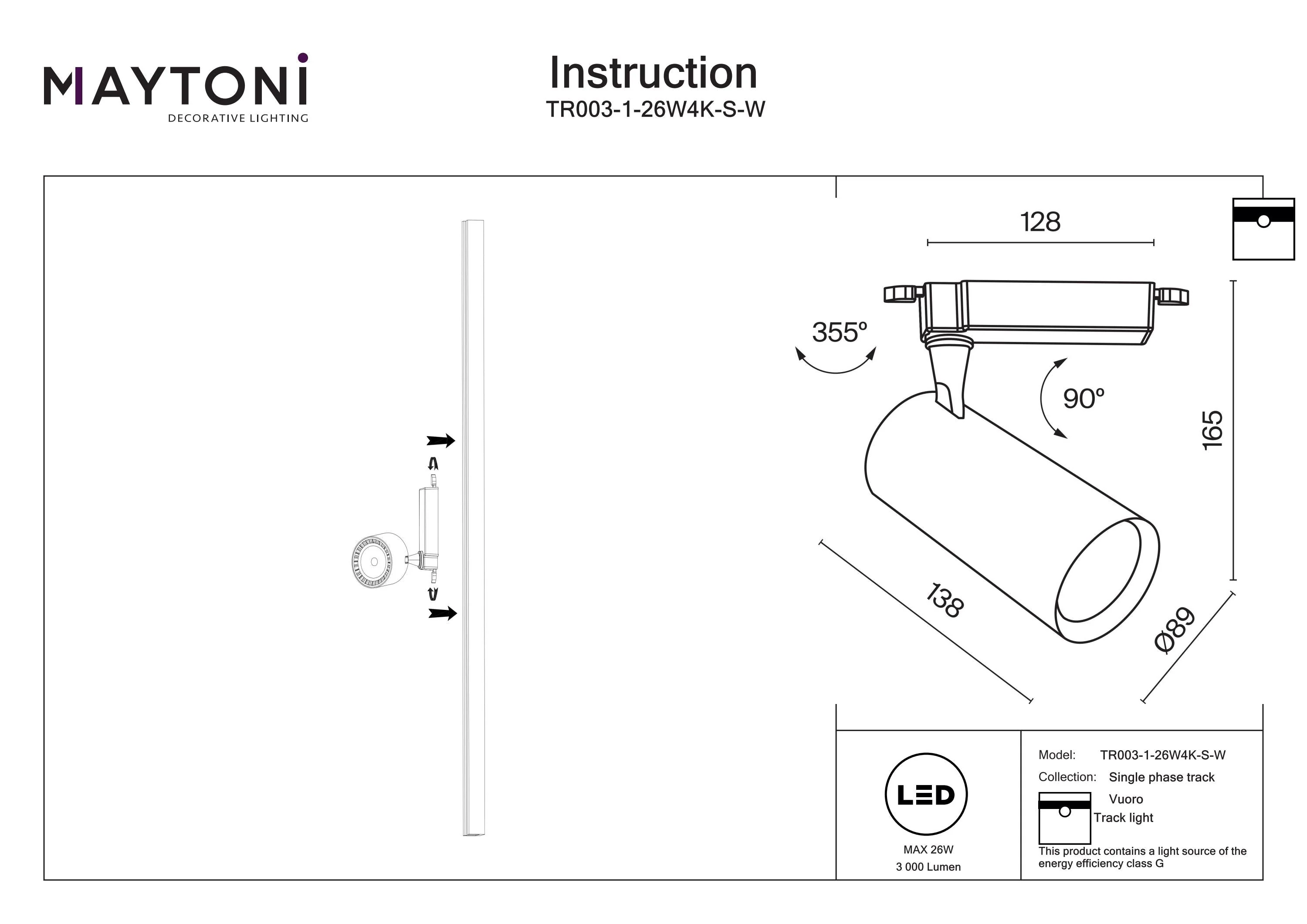 Vuoro Unity Track Lighting -Integrated LED - Image 63