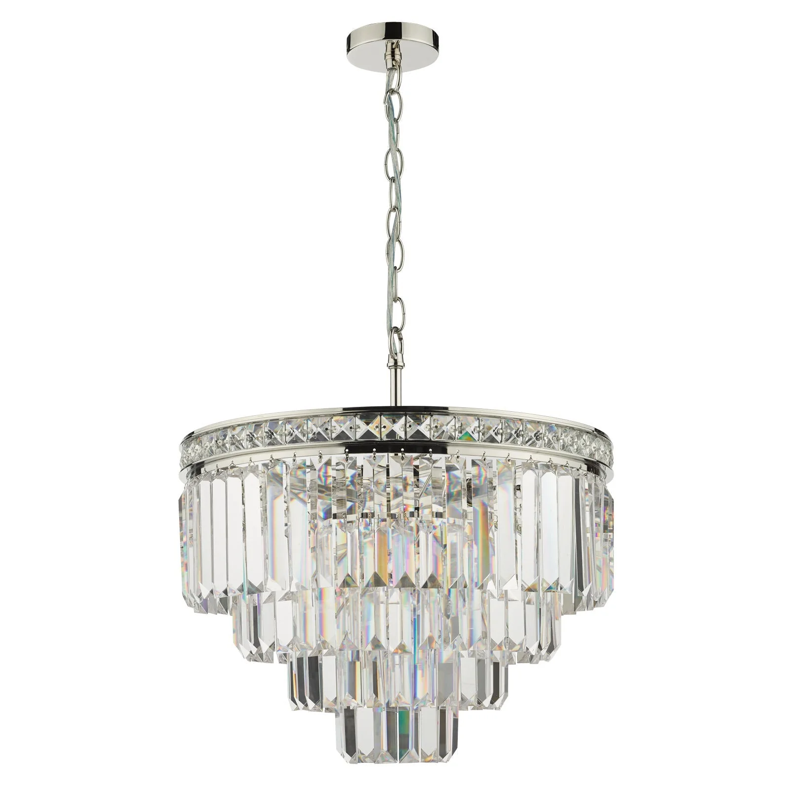 Vyana 4 Light Crystal Ceiling Light - Various Finishes - Image 14