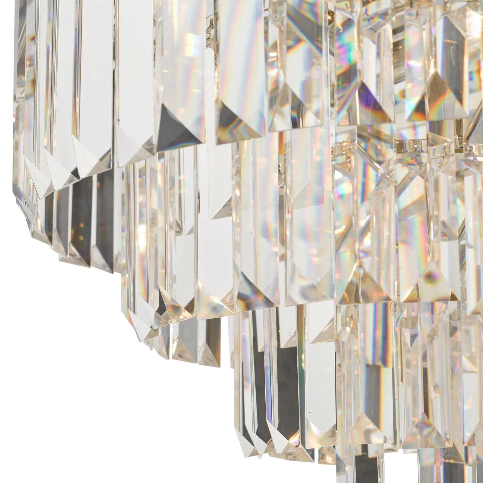 Vyana 4 Light Crystal Ceiling Light - Various Finishes - Image 16