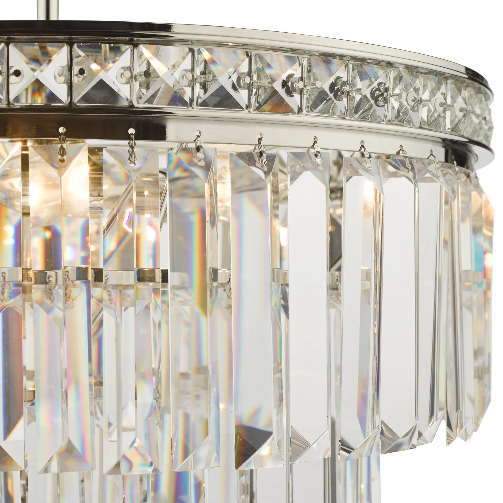 Vyana 4 Light Crystal Ceiling Light - Various Finishes - Image 17
