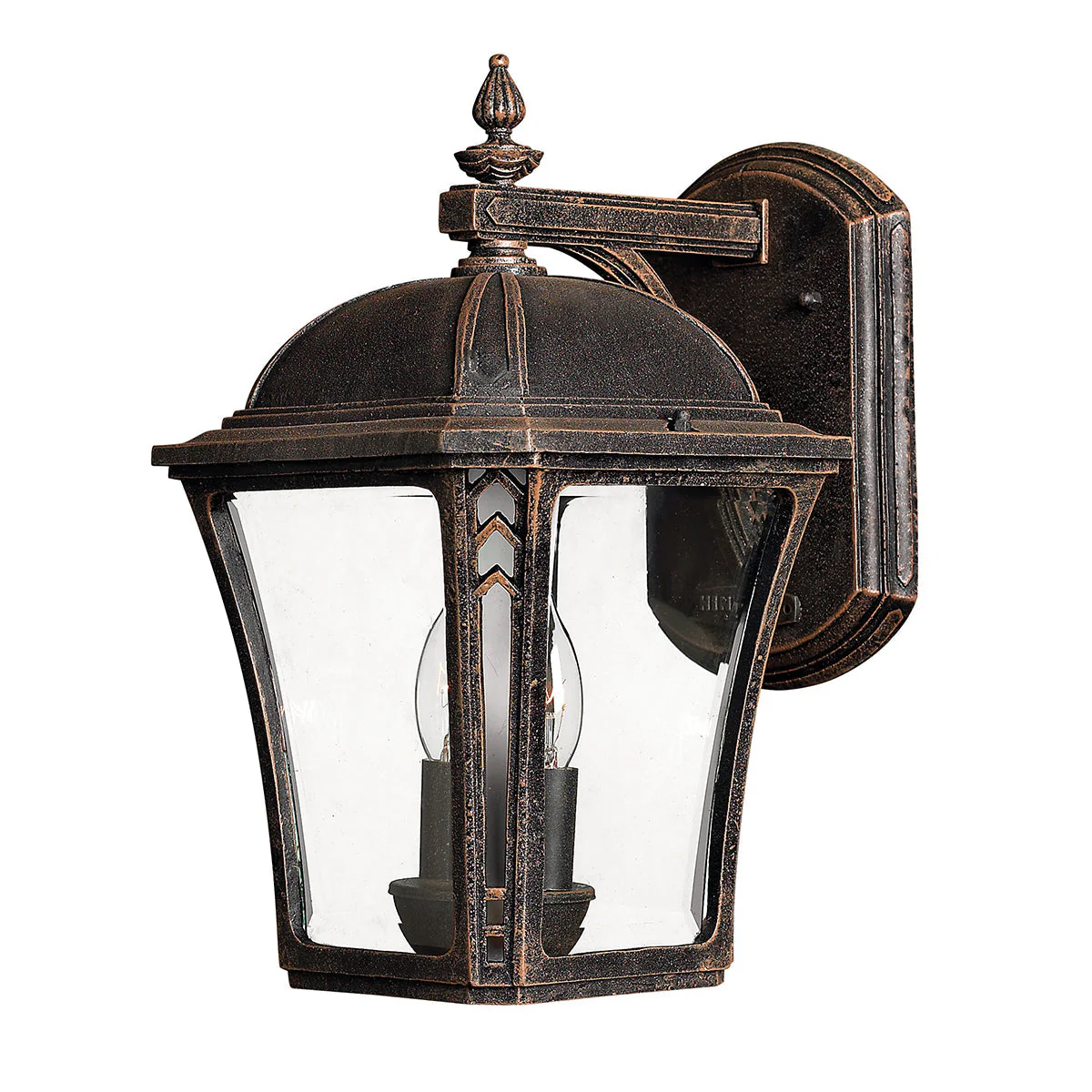 Wabash Small/Medium Wall Lantern - Mocha Finish - Image 2