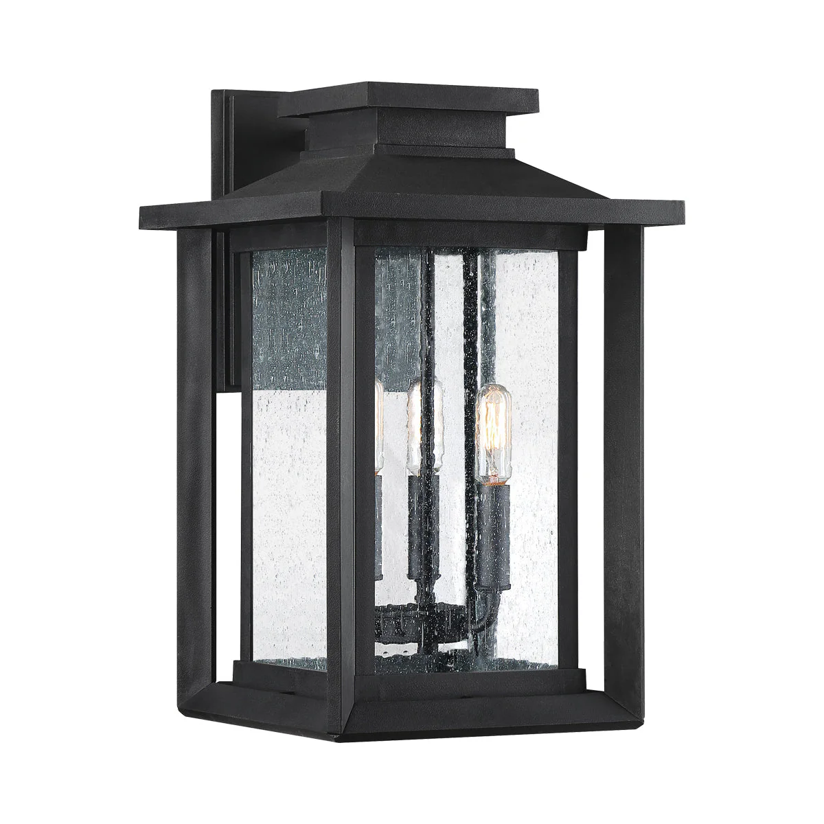 Wakefield Small/Medium/Large Wall Lantern - Earth Black Finish - Image 9