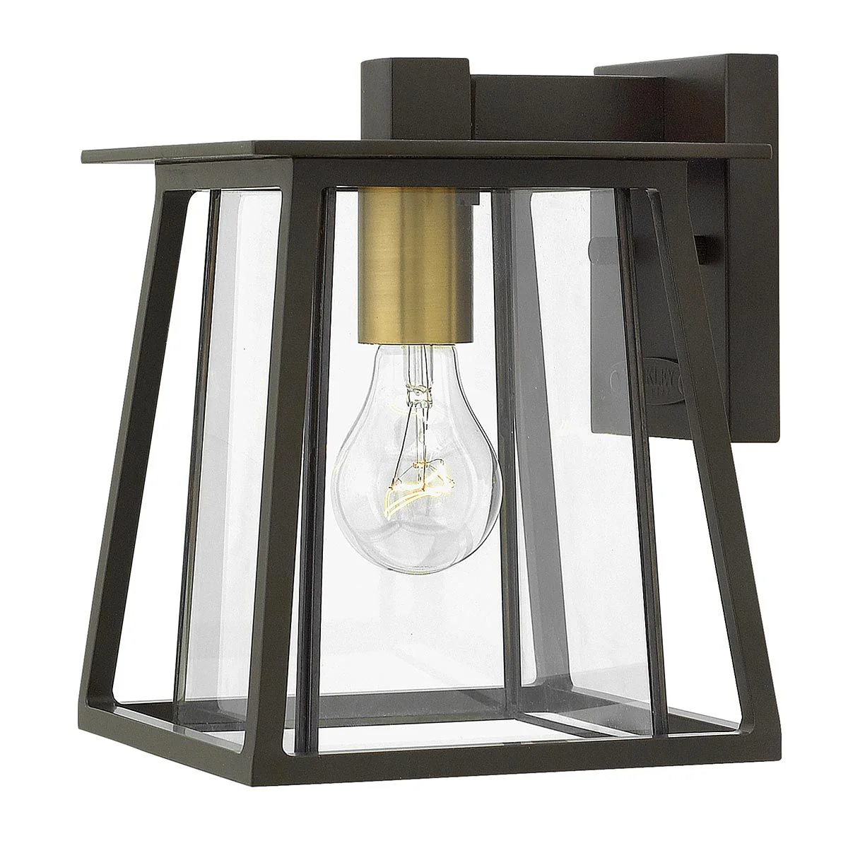 Walker 2Lt Large Outdoor Wall Lantern - Buckeye Bronze - Image 10