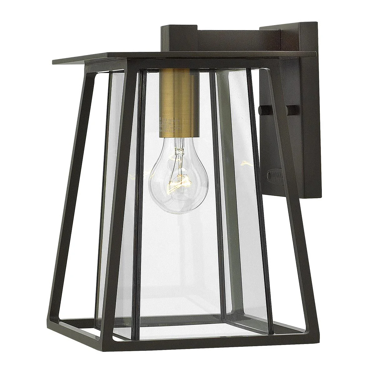 Walker 2Lt Large Outdoor Wall Lantern - Buckeye Bronze - Image 6