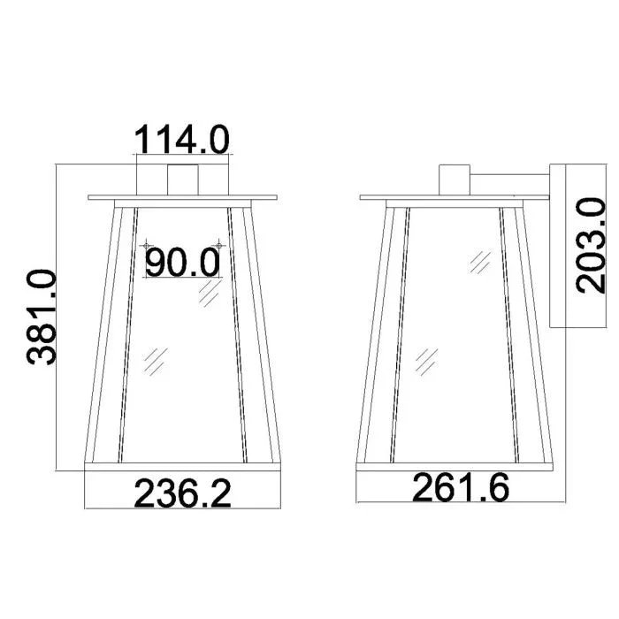 Walker 2Lt Large Outdoor Wall Lantern - Promotional Offer - Image 3
