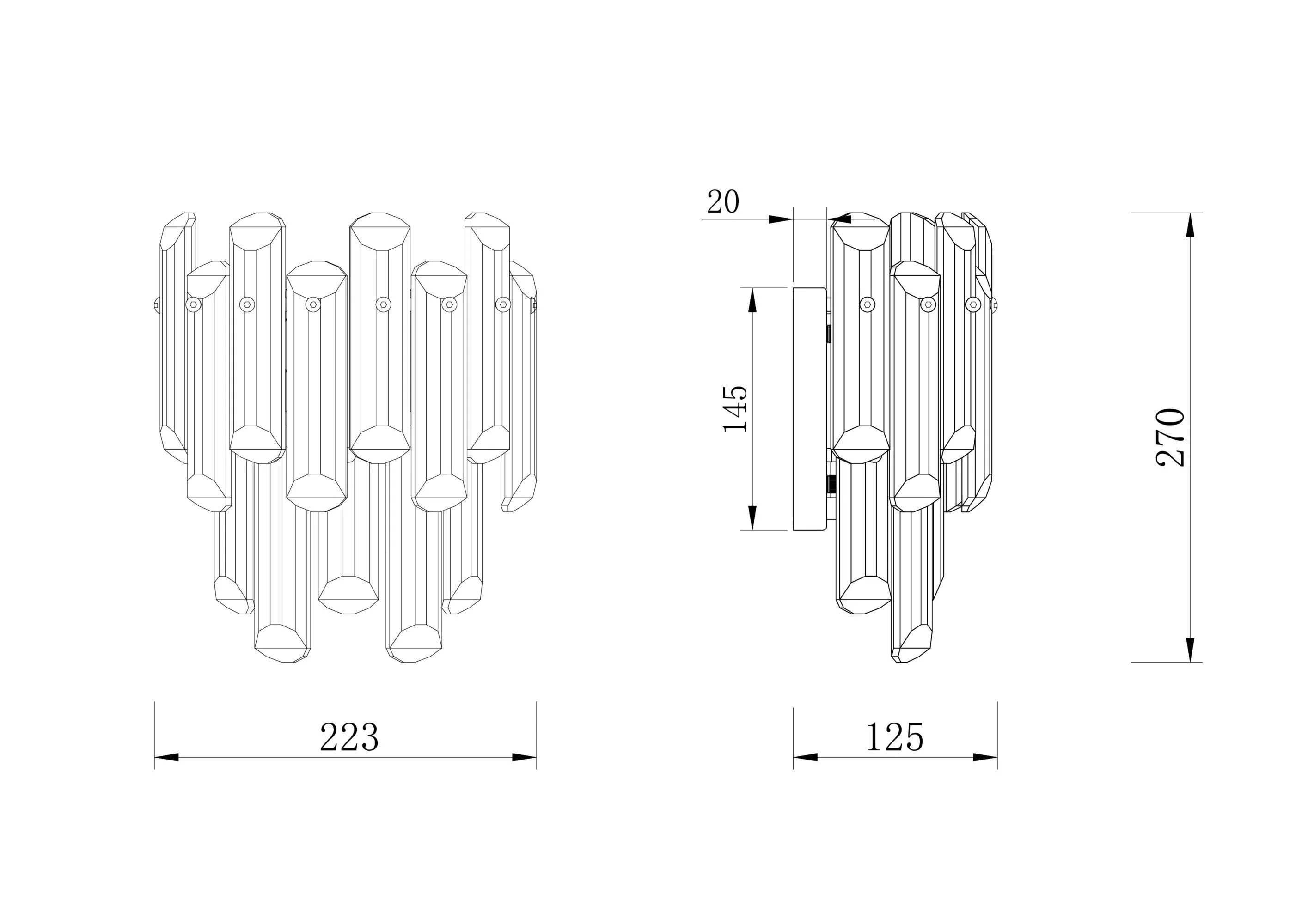 Flare Bathroom Wall Lamp IP44 - Image 5