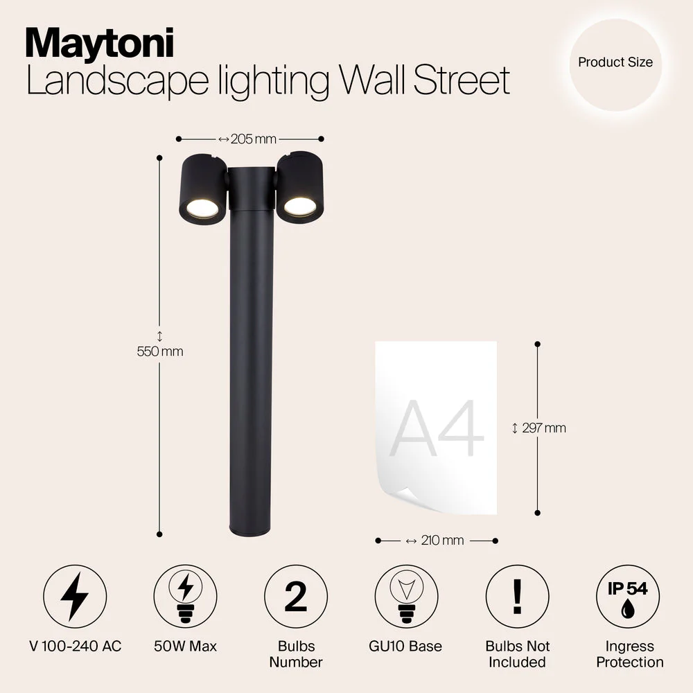 Wall Street LED Bollard Light 3000K IP54 - Image 3