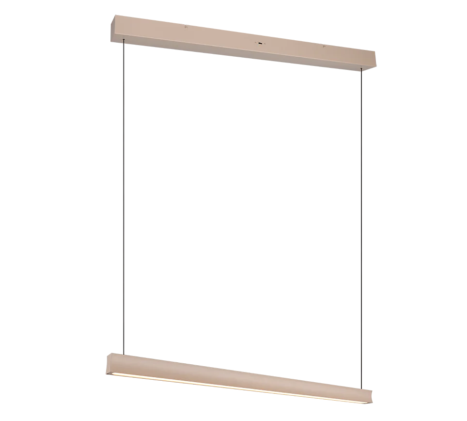 Wallace Large Island Lights- Beige/ Black/ Nickel Finishes