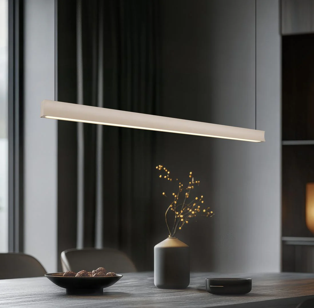 Wallace Large Island Lights- Beige/ Black/ Nickel Finishes - Image 6