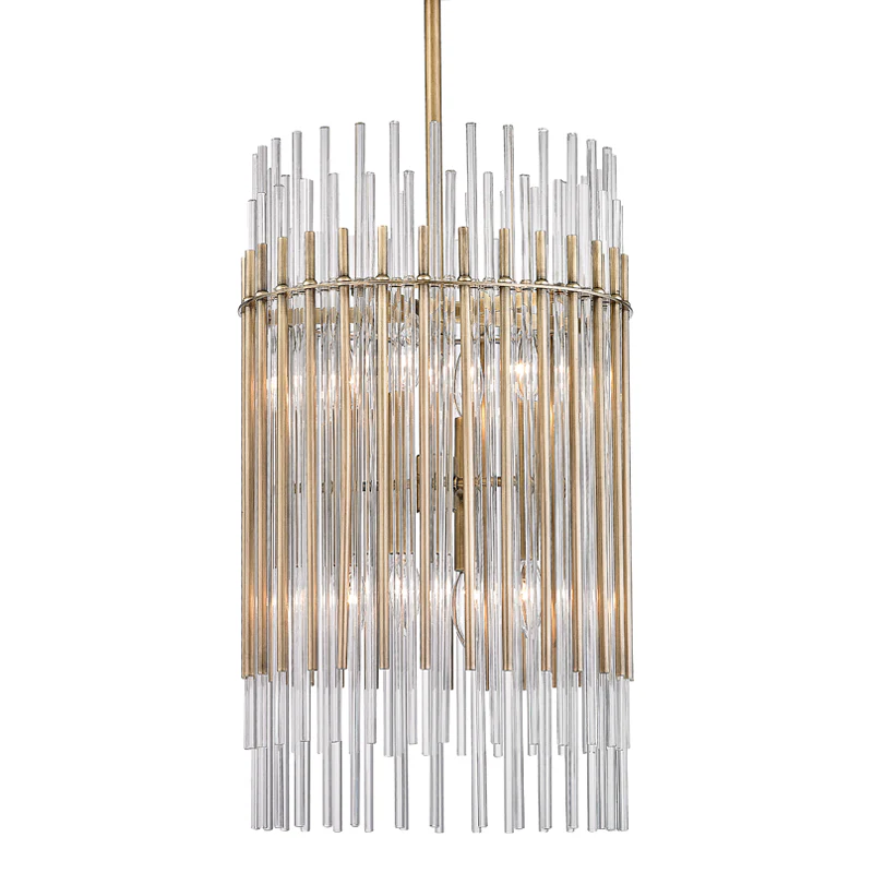 Wallis 6/8Lt Pendant - Brass/Nickel - Image 2