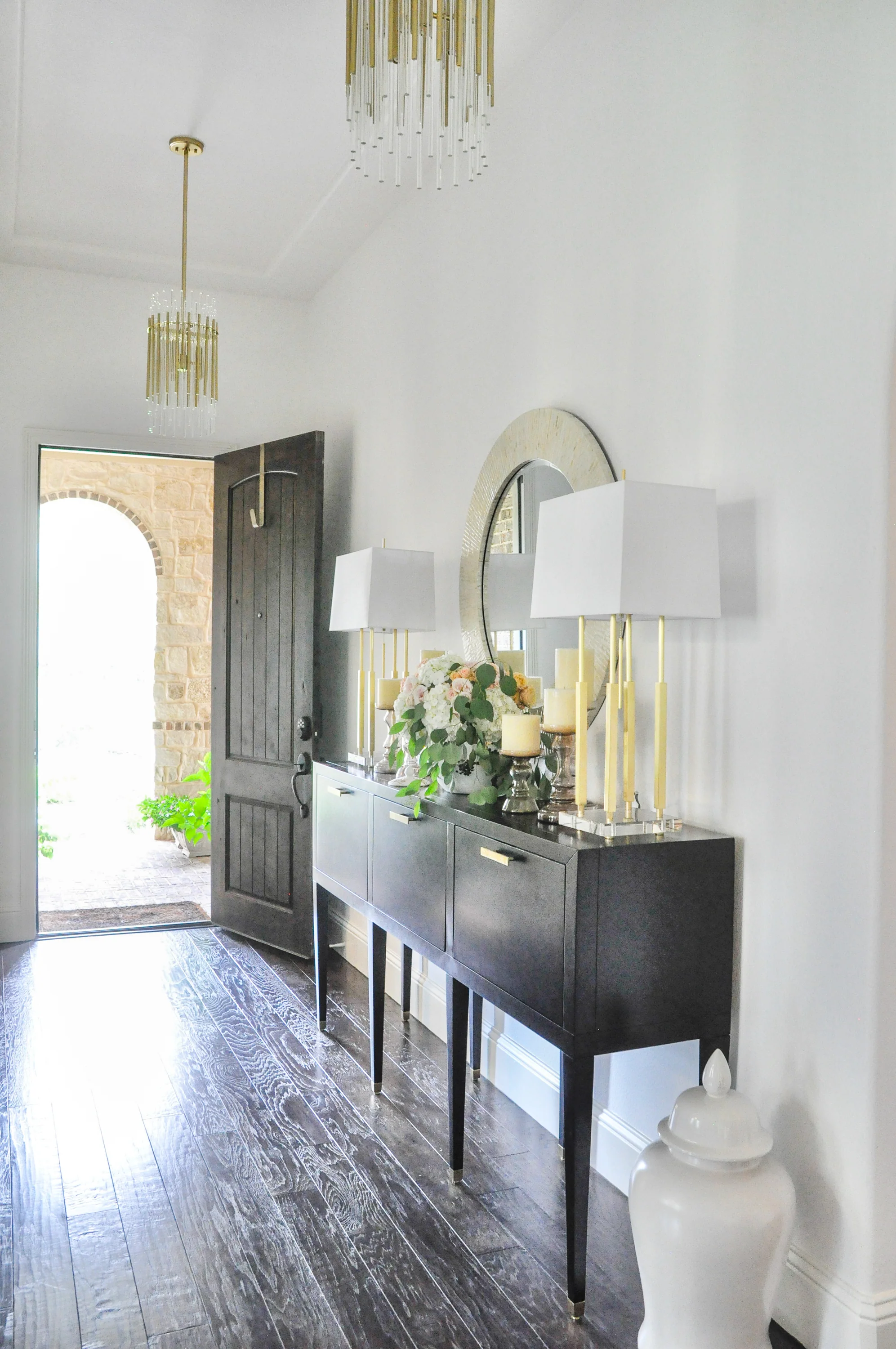 Wallis 6/8Lt Pendant - Brass/Nickel - Image 5