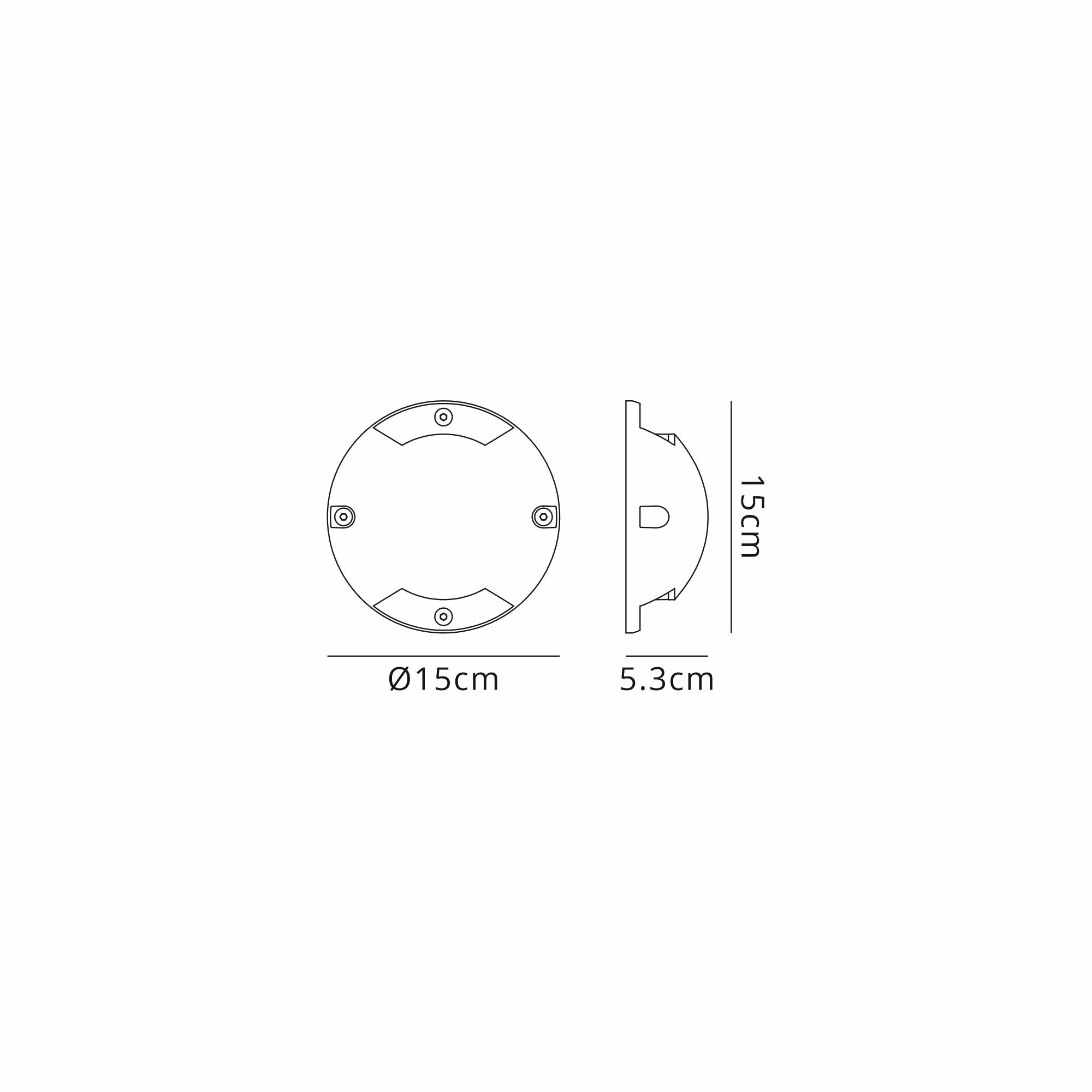 Walter Above Ground 1 Ton Driveover Light/Wall Light - Image 12