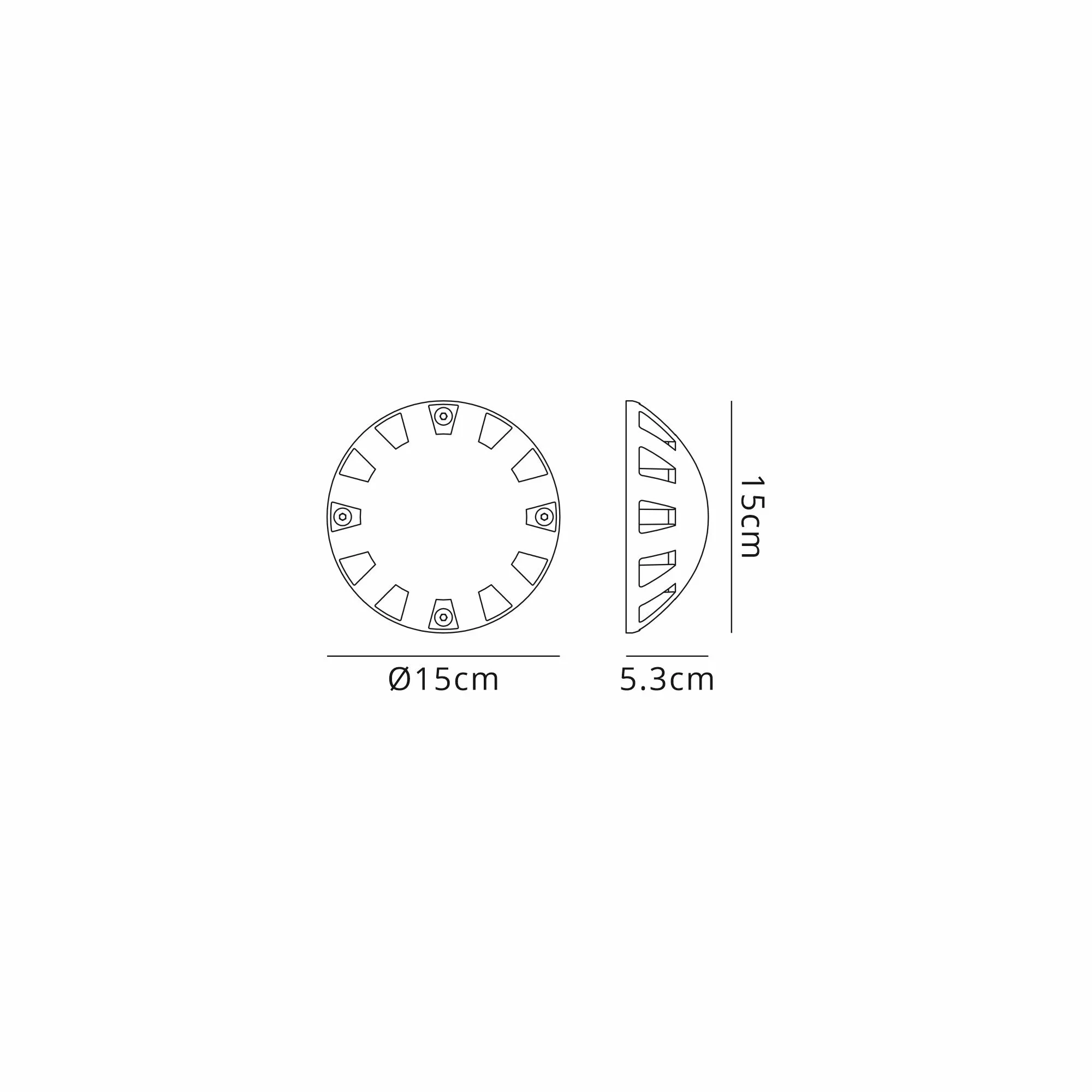 Walter Above Ground 1 Ton Driveover Light/Wall Light - Image 9