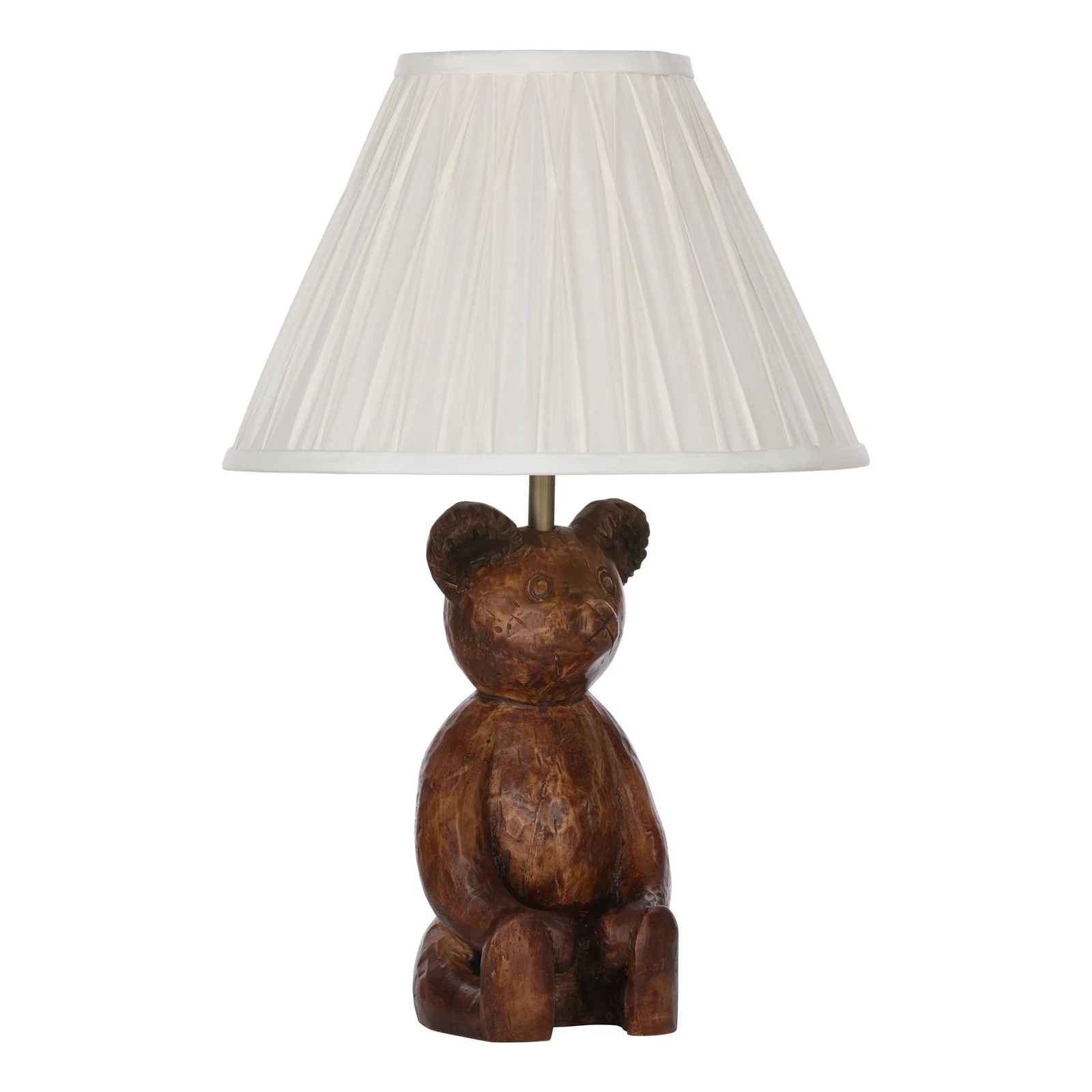 Walter Table Lamp In Wood Effect Base Only B22 - Image 5