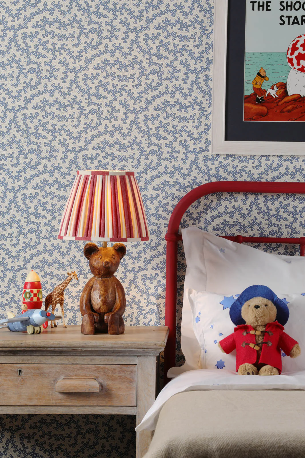 Walter Table Lamp In Wood Effect Base Only B22 - Image 9