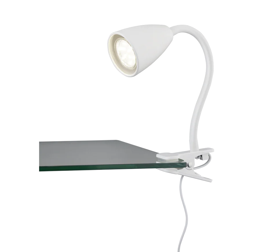 Wanda 1Lt Clip-on Light - Black/White - Image 2