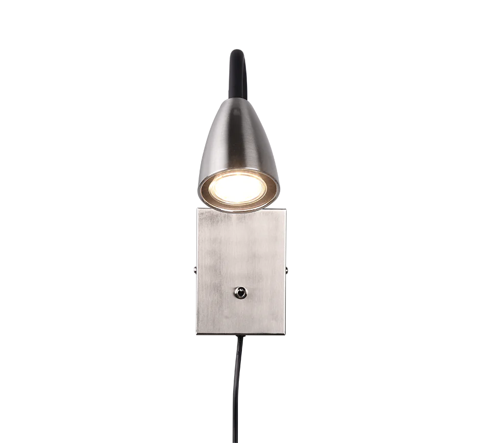 Wanda 1Lt Task Light - Nickel/Brass/White - Image 2
