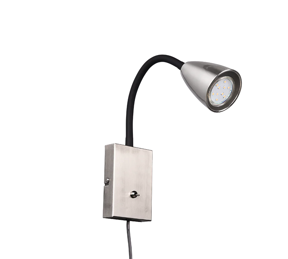 Wanda 1Lt Task Light - Nickel/Brass/White - Image 3