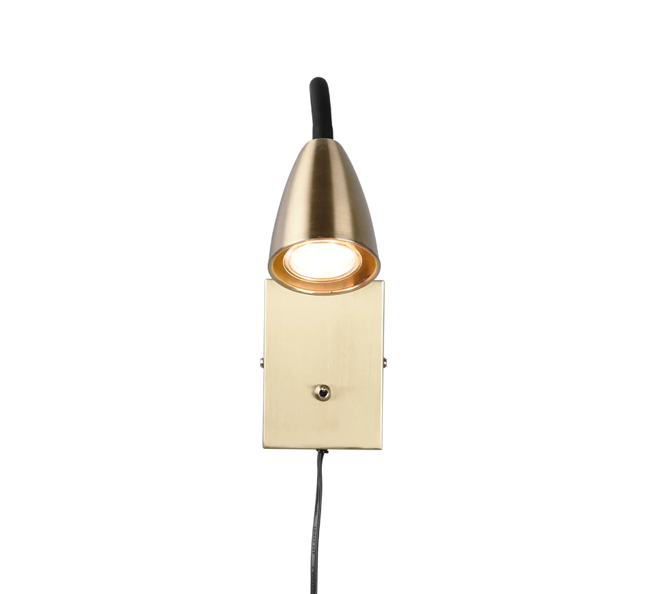 Wanda 1Lt Task Light - Nickel/Brass/White - Image 6