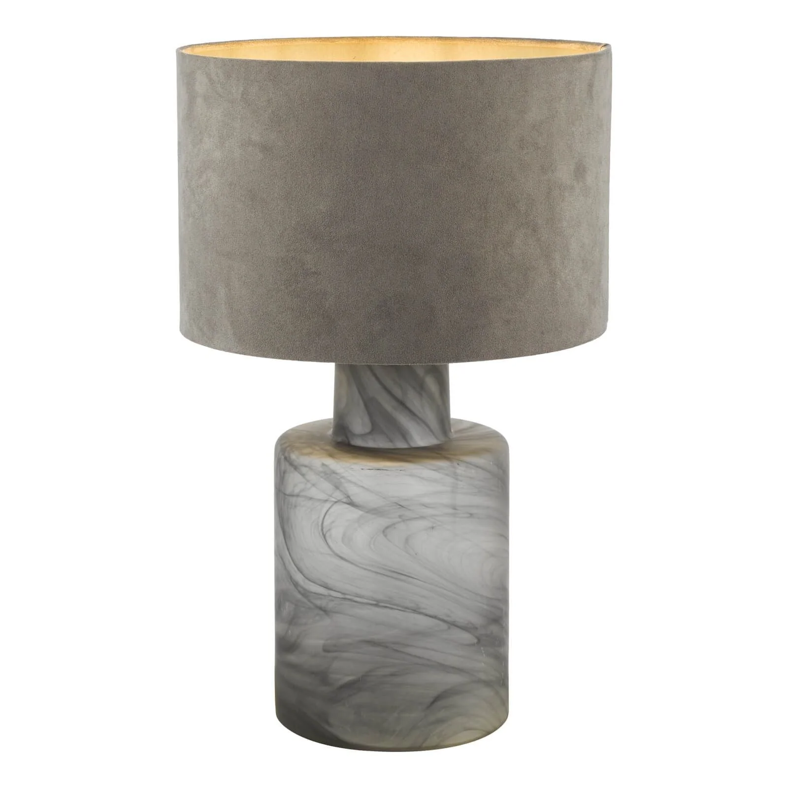 Wanda Table Lamp Smoked Glass With Shade - Image 3