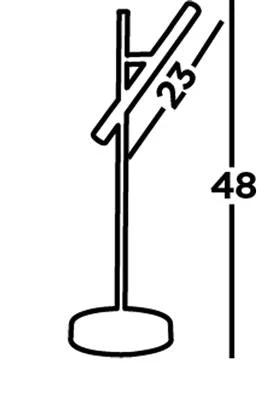 Wands LED Task/Reading Lamp - Matt Black - Image 2