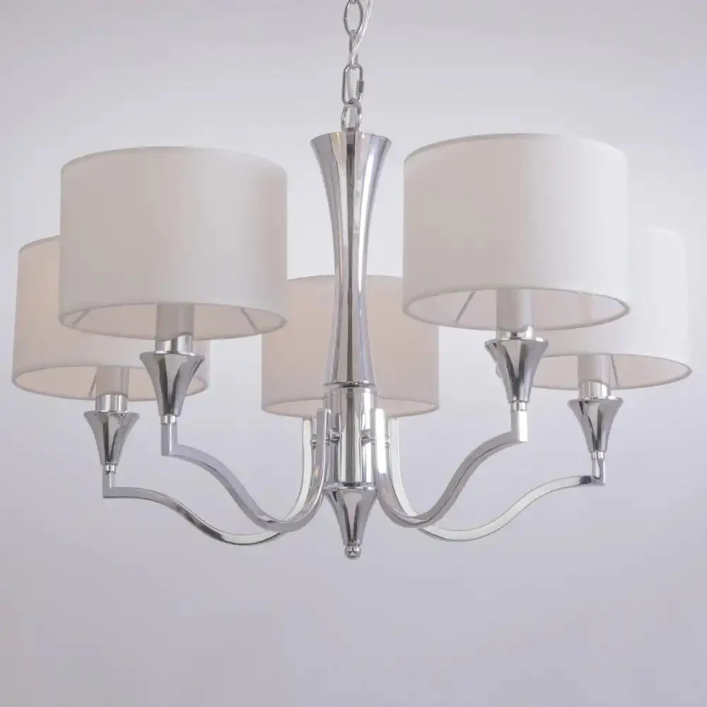 Washington 5lt Centre Ceiling Light Nickel Finish - Image 4