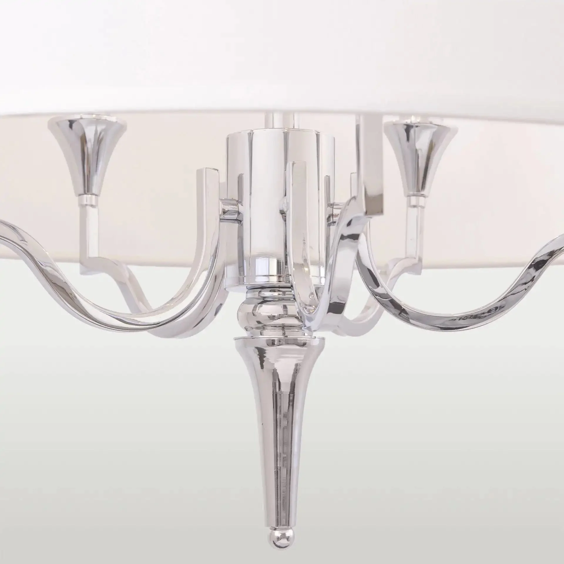 Washington Centre Ceiling Light Nickel Finish 4lt - Image 2