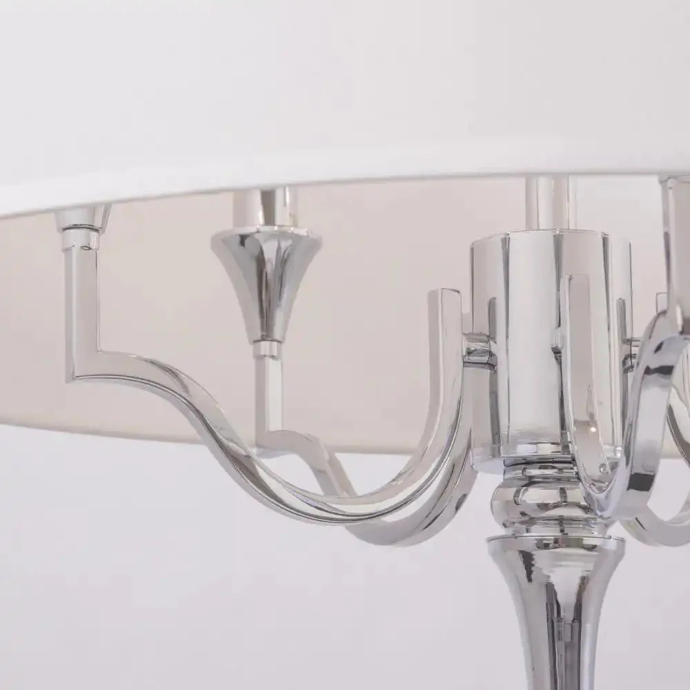 Washington Centre Ceiling Light Nickel Finish 4lt - Image 3