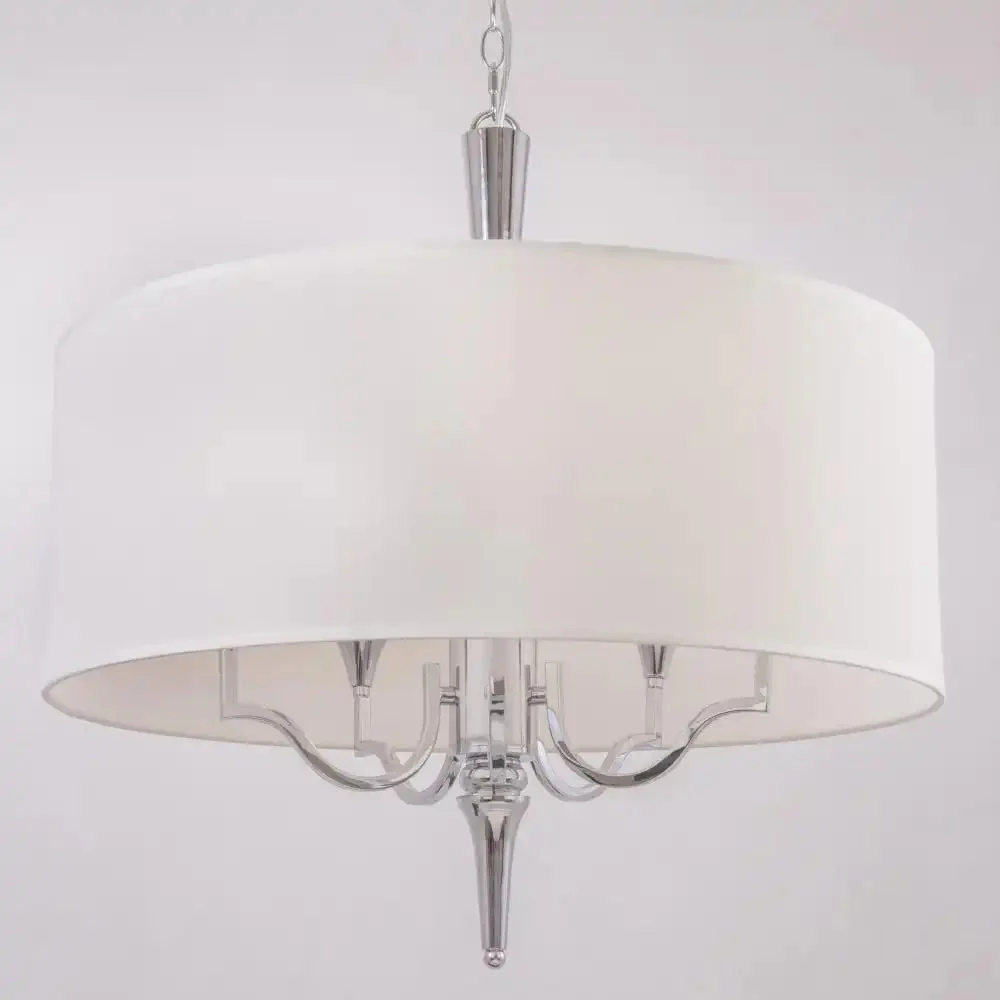 Washington Centre Ceiling Light Nickel Finish 4lt - Image 5