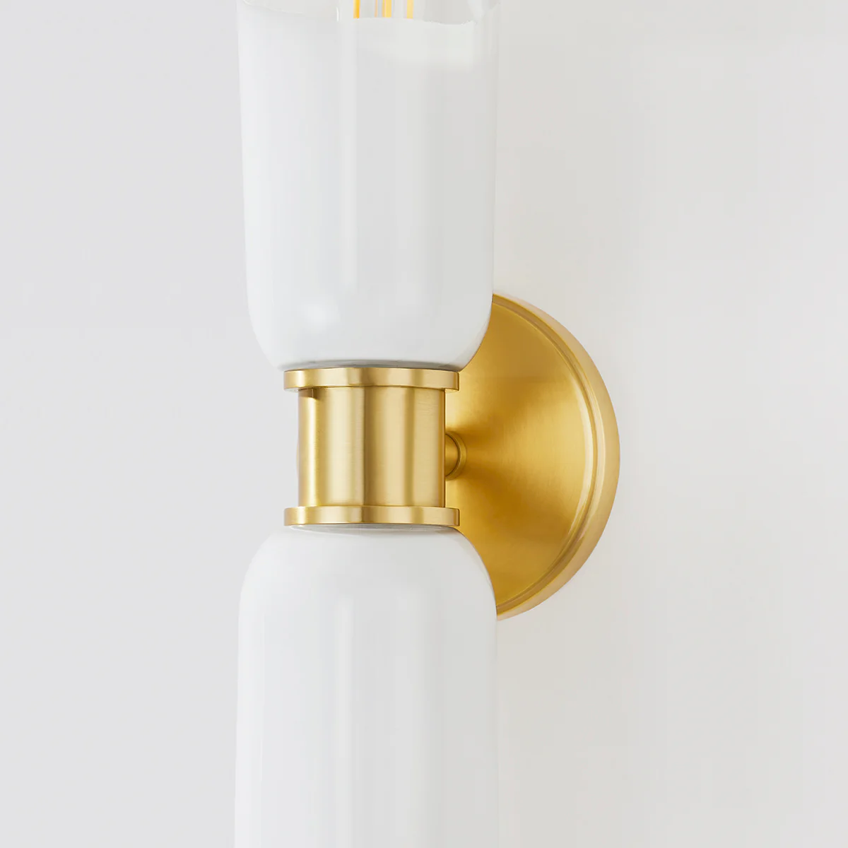Wasson 2Lt Wall Sconce - Nickel/Brass - Image 4