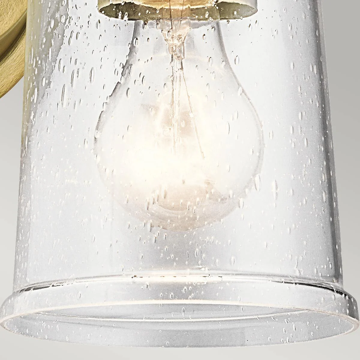 Waverly 1 Light Wall Light - Classic Pewter/Natural Brass IP20 E27 - Image 10