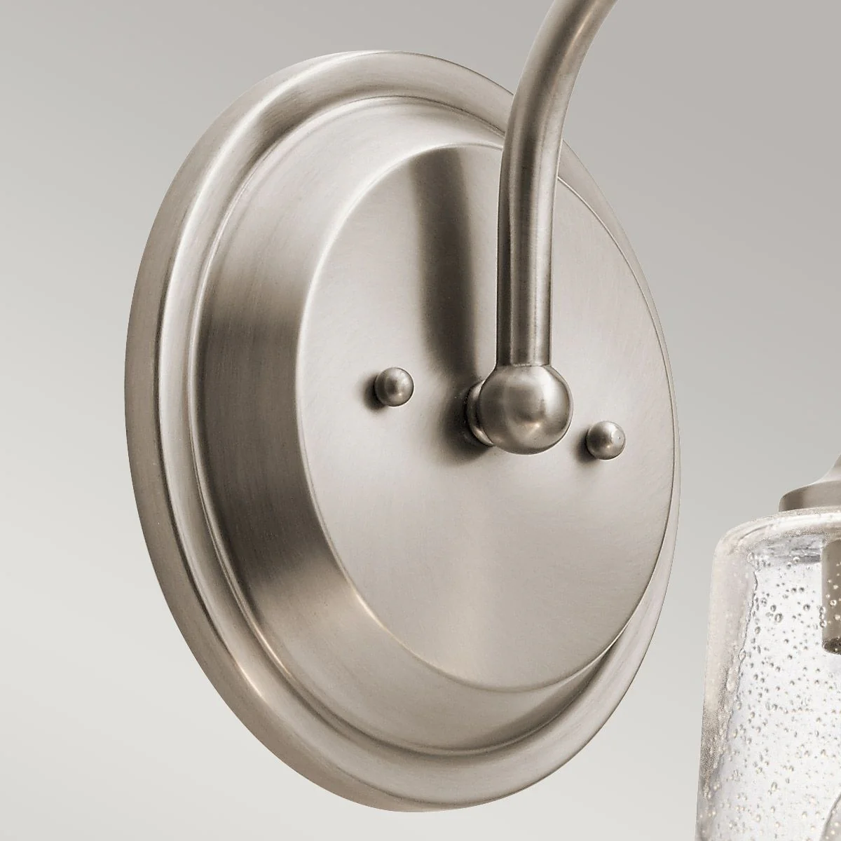 Waverly 1 Light Wall Light - Classic Pewter/Natural Brass IP20 E27 - Image 5