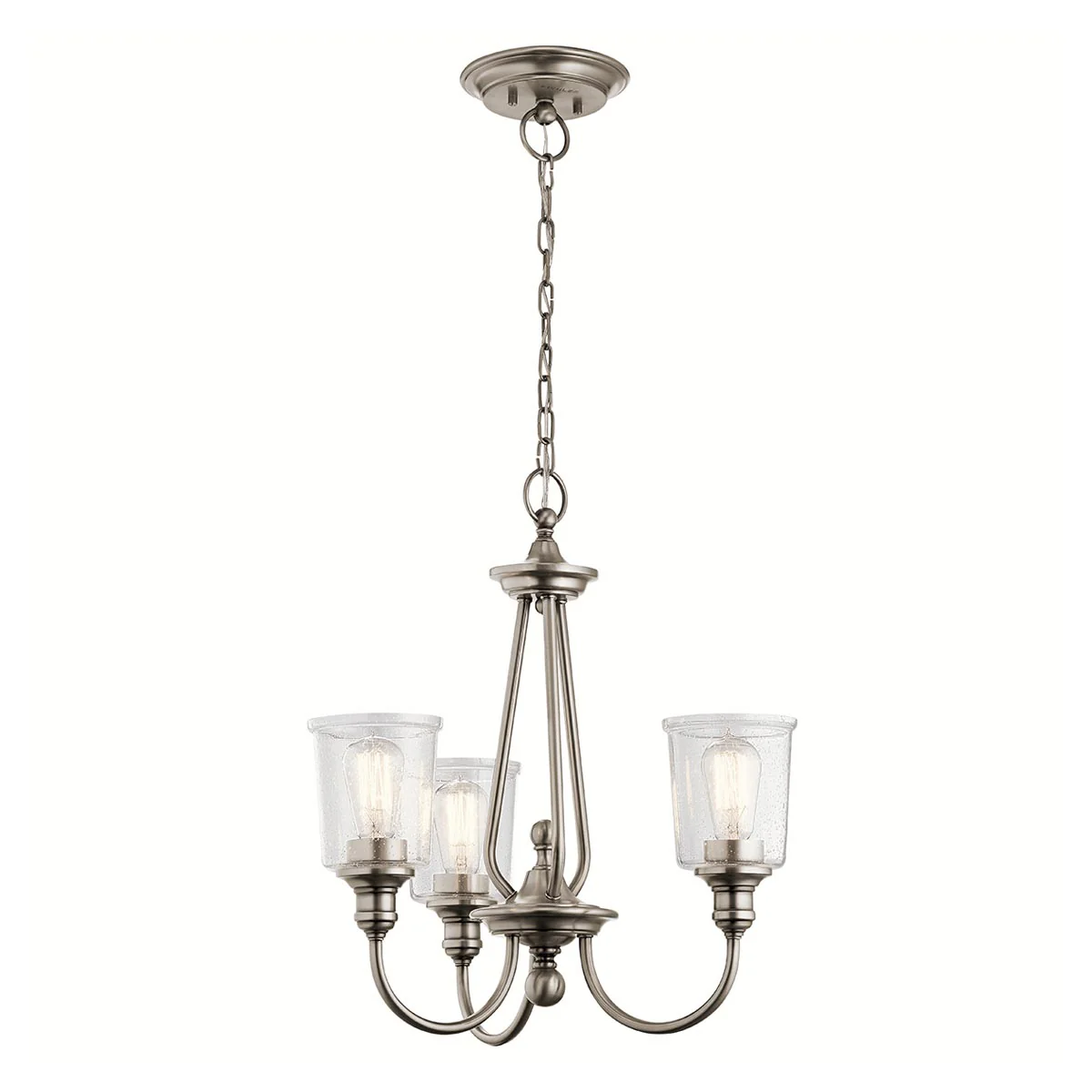 Waverly 3/5Lt Multi-Arm Pendant - Brass/Pewter - Image 2