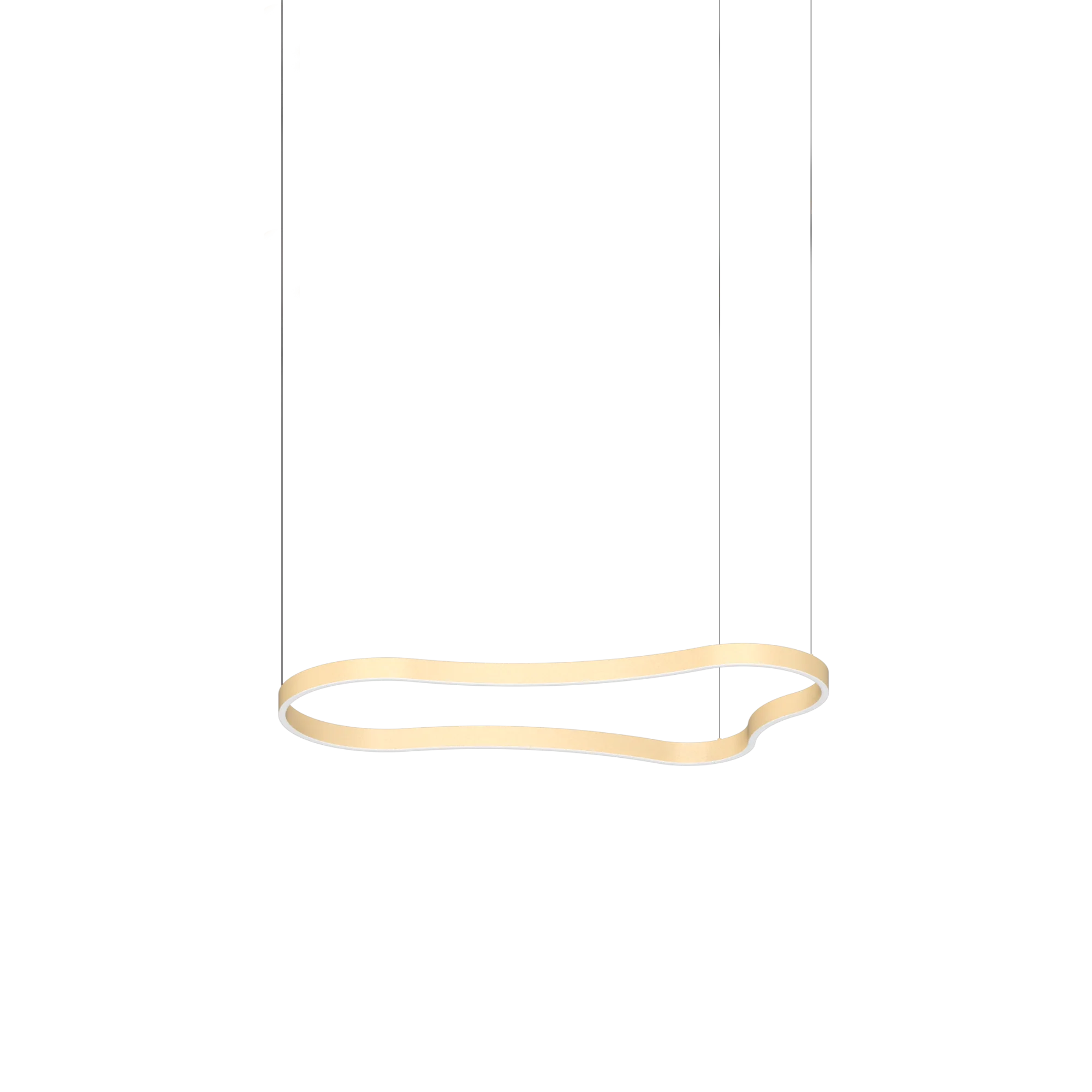 Waves LED Ceiling Light - White/Black/Gold - Image 6