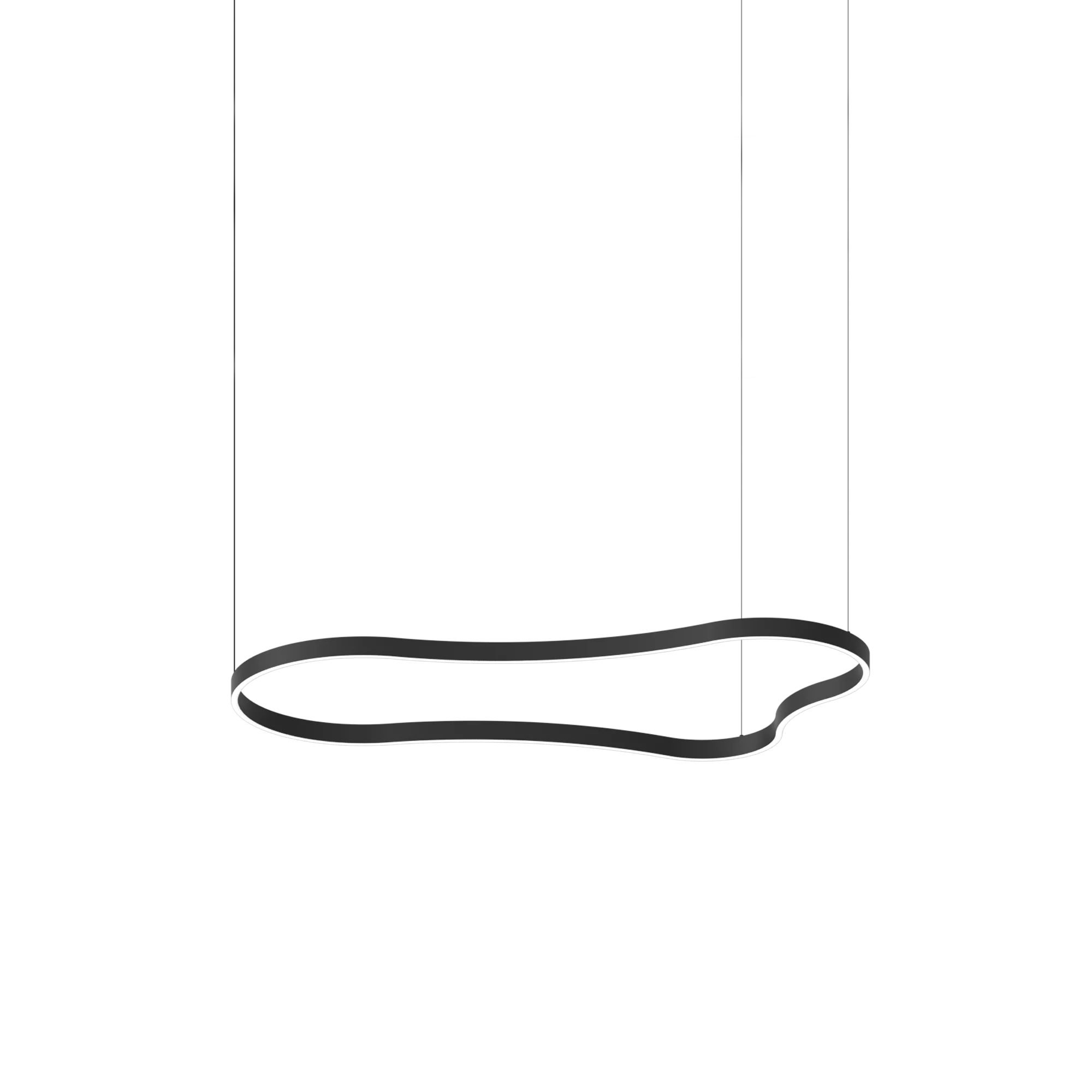 Waves LED Ceiling Light - White/Black/Gold - Image 8