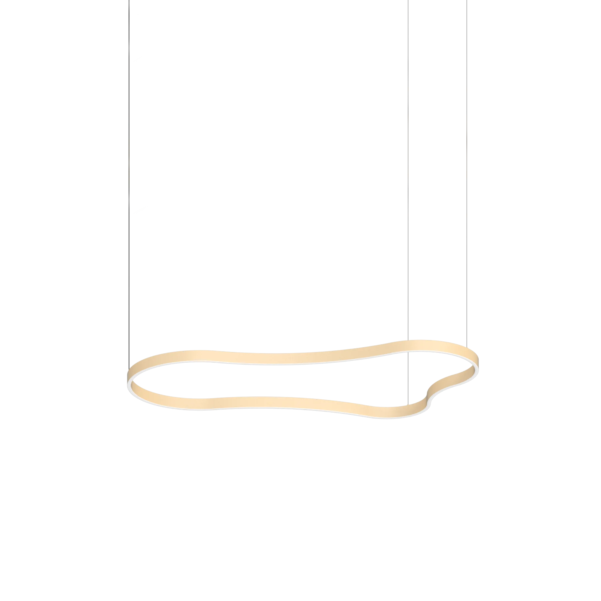 Waves LED Ceiling Light - White/Black/Gold - Image 9