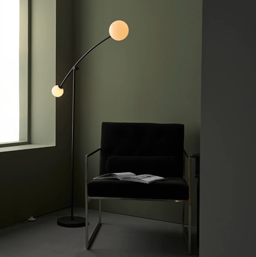 Weber Floor Lamp- Black Opal - Image 2