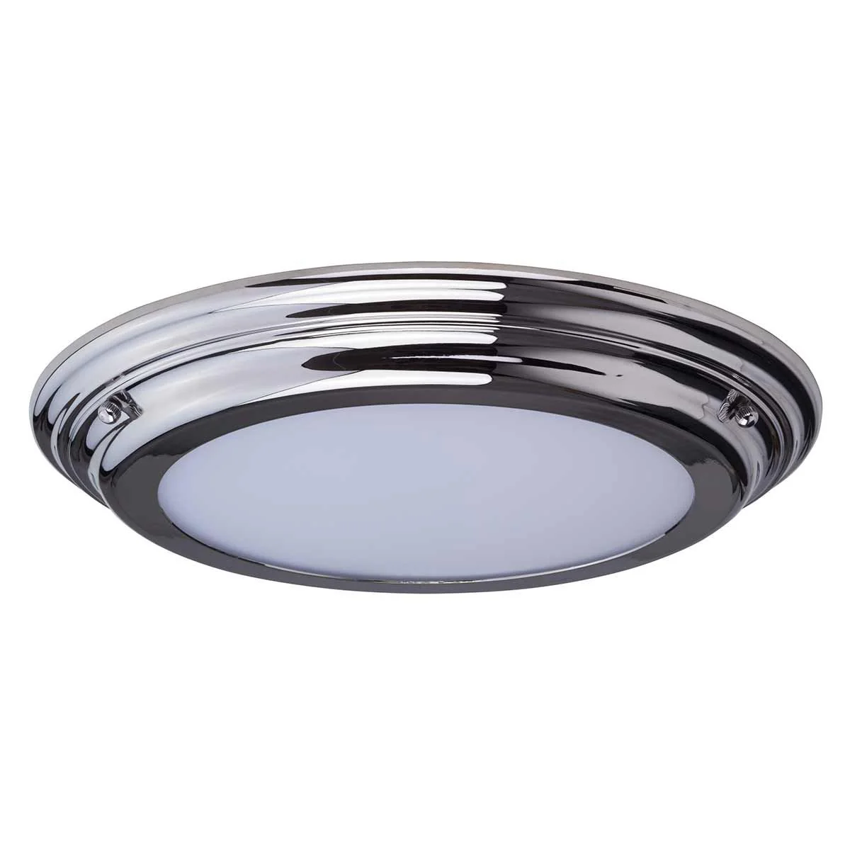 Welland 1 Light Flush Mount IP54 – Polished Chrome / Polished Brass / Aged Brass - Image 10