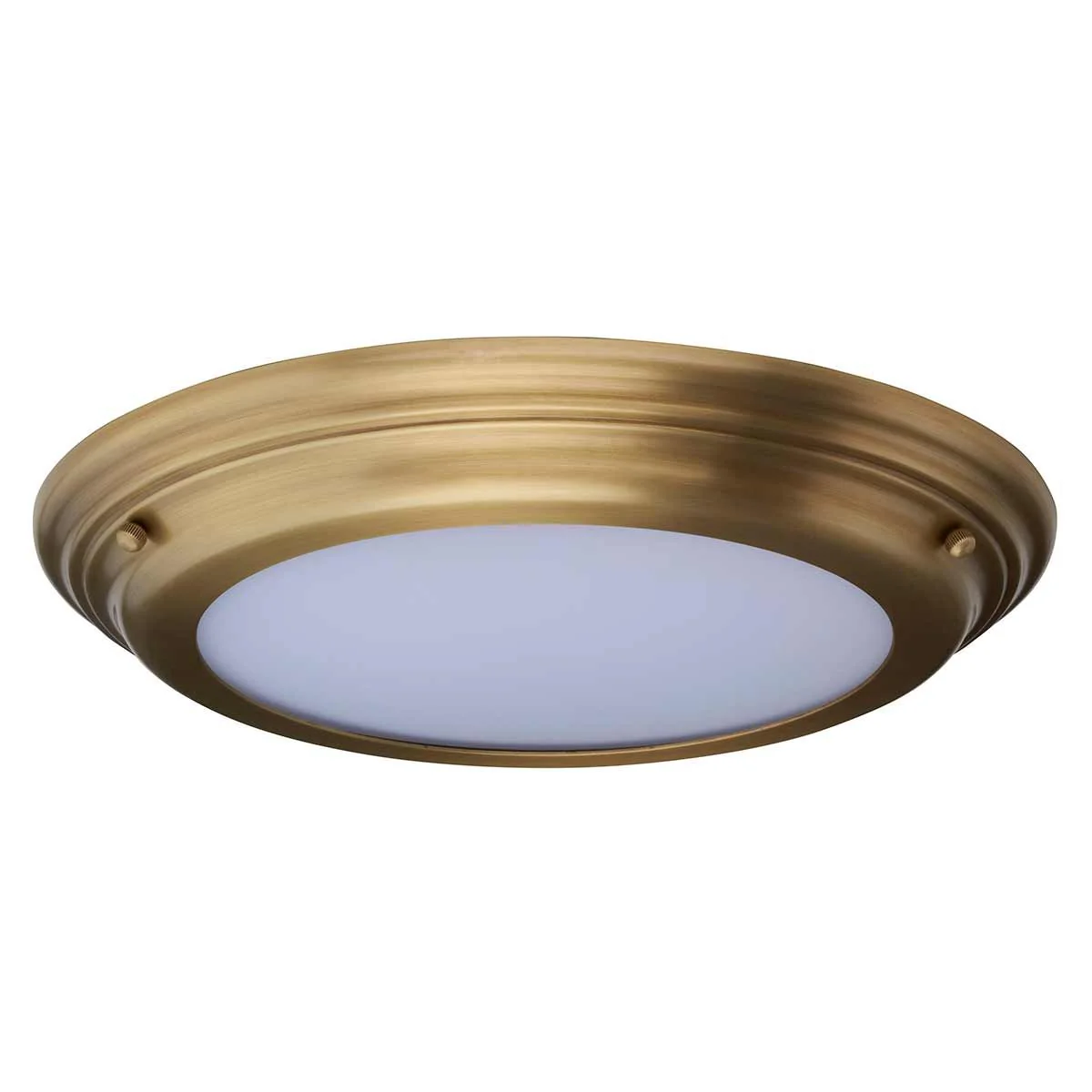 Welland 1 Light Flush Mount IP54 – Polished Chrome / Polished Brass / Aged Brass - Image 14